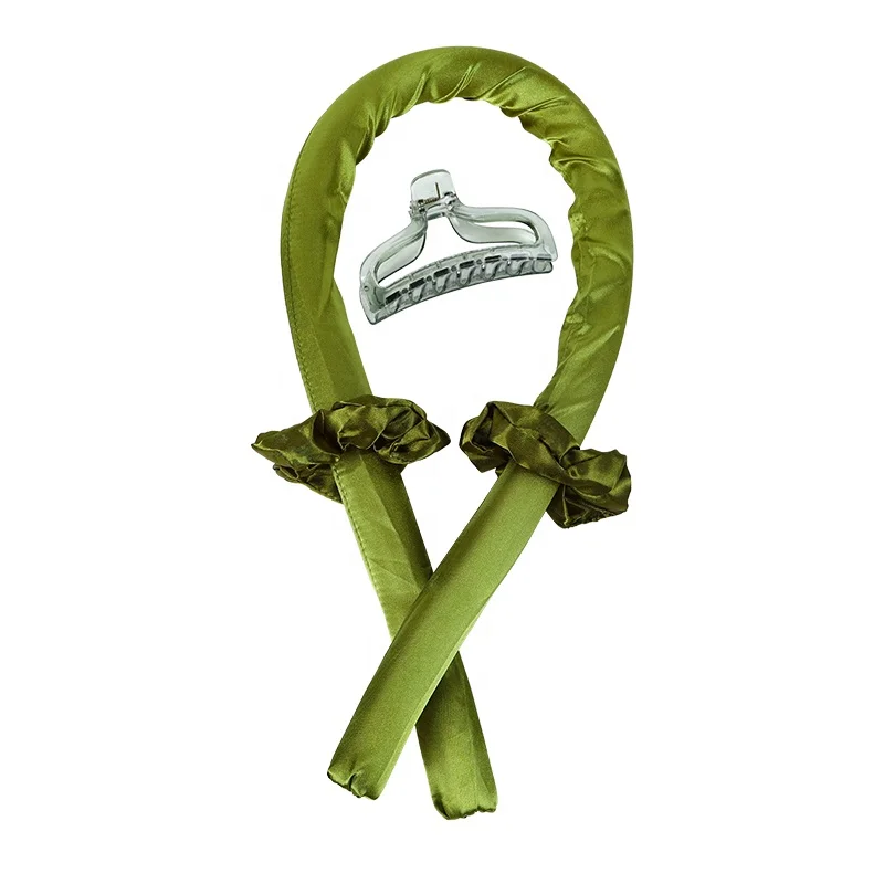 Saiyii Customized Logo Heatless Hair Curler Women No Heat Sleeping Curling Rod Headband Heatless Curls