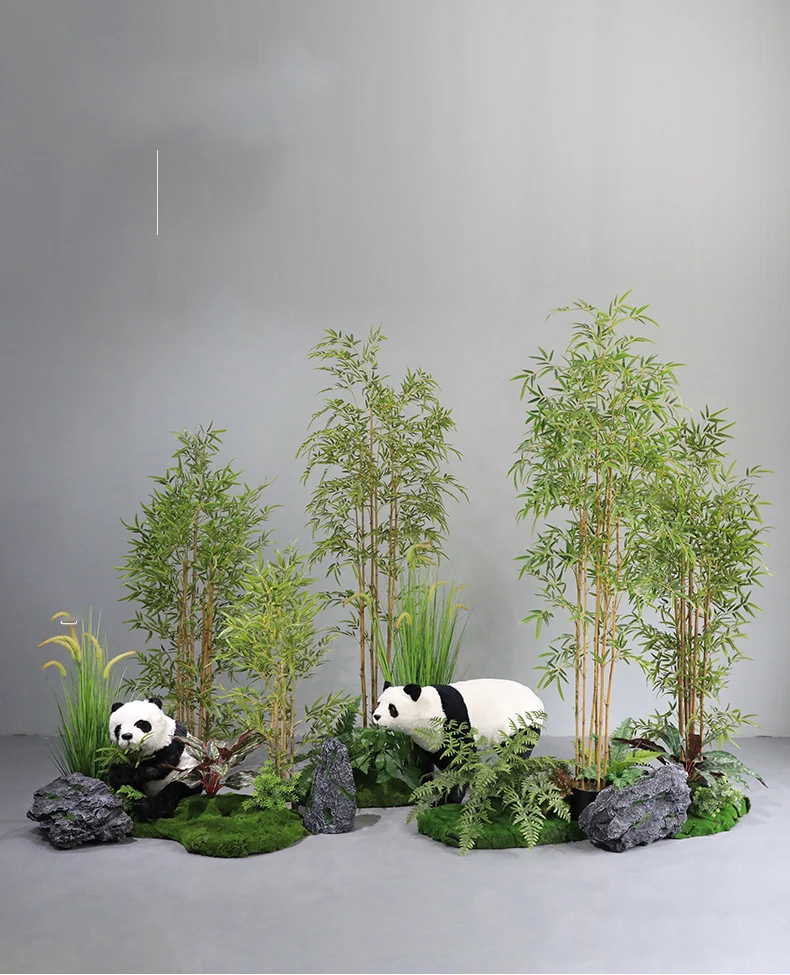 New design 150 180 210 cm tall Wholesale Bamboo tree  big tree artificial Bamboo tree for hotel restaurant home decoration