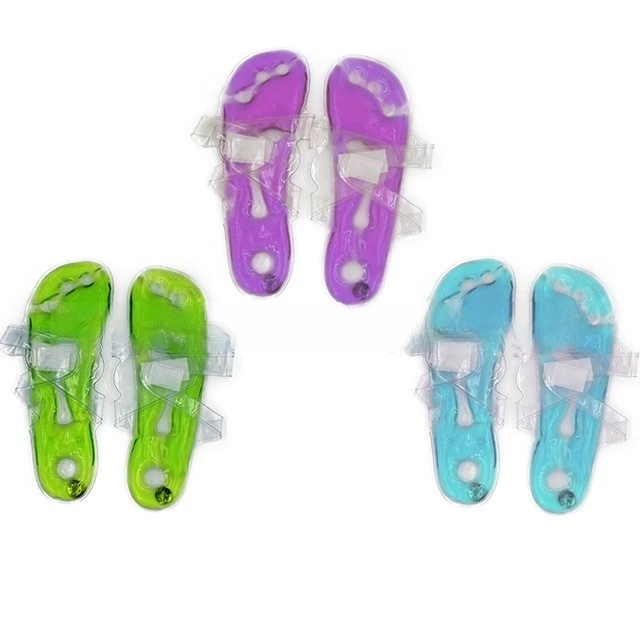 Foot Massager Reusable Gel ice pack gel insoles soft pvc instant hot pack for feet therapy