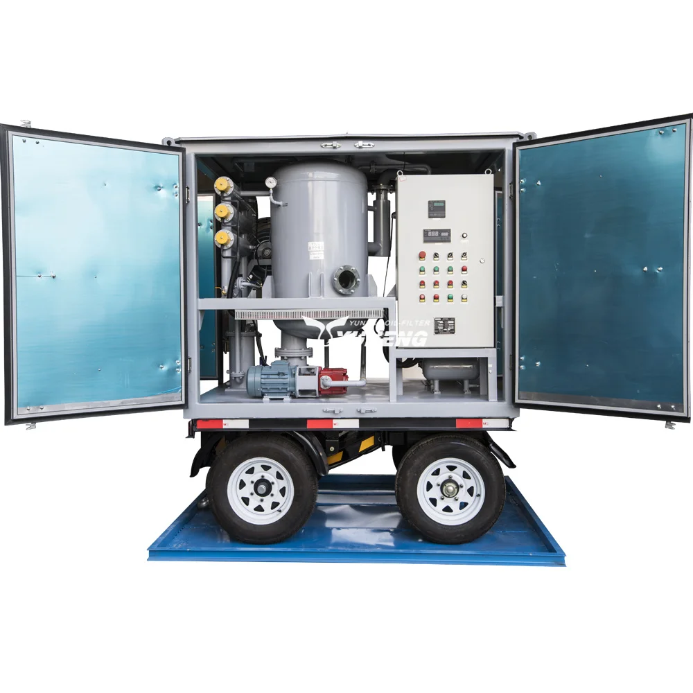 Yuneng Vacuum Oil Purifier Vacuum Oil Transformer Purifier
