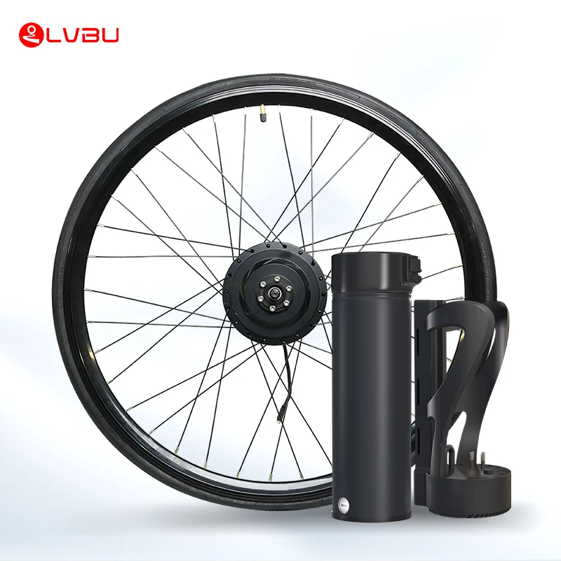 Hot Sell E Bike Kit 250W 350W 500W Electric Bike Kit 26' 27.5' 700C 29' Ebike Conversion Kit with Battery for Front Wheel