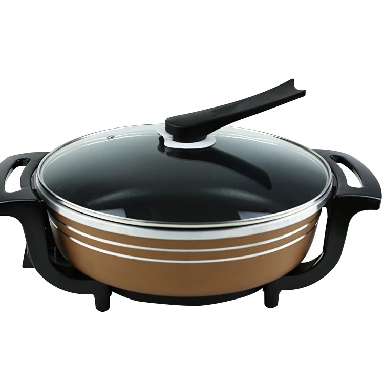 
 Электрическая многофункциональная пиццы сковороде круглый глубокая сковорода TC-5068  