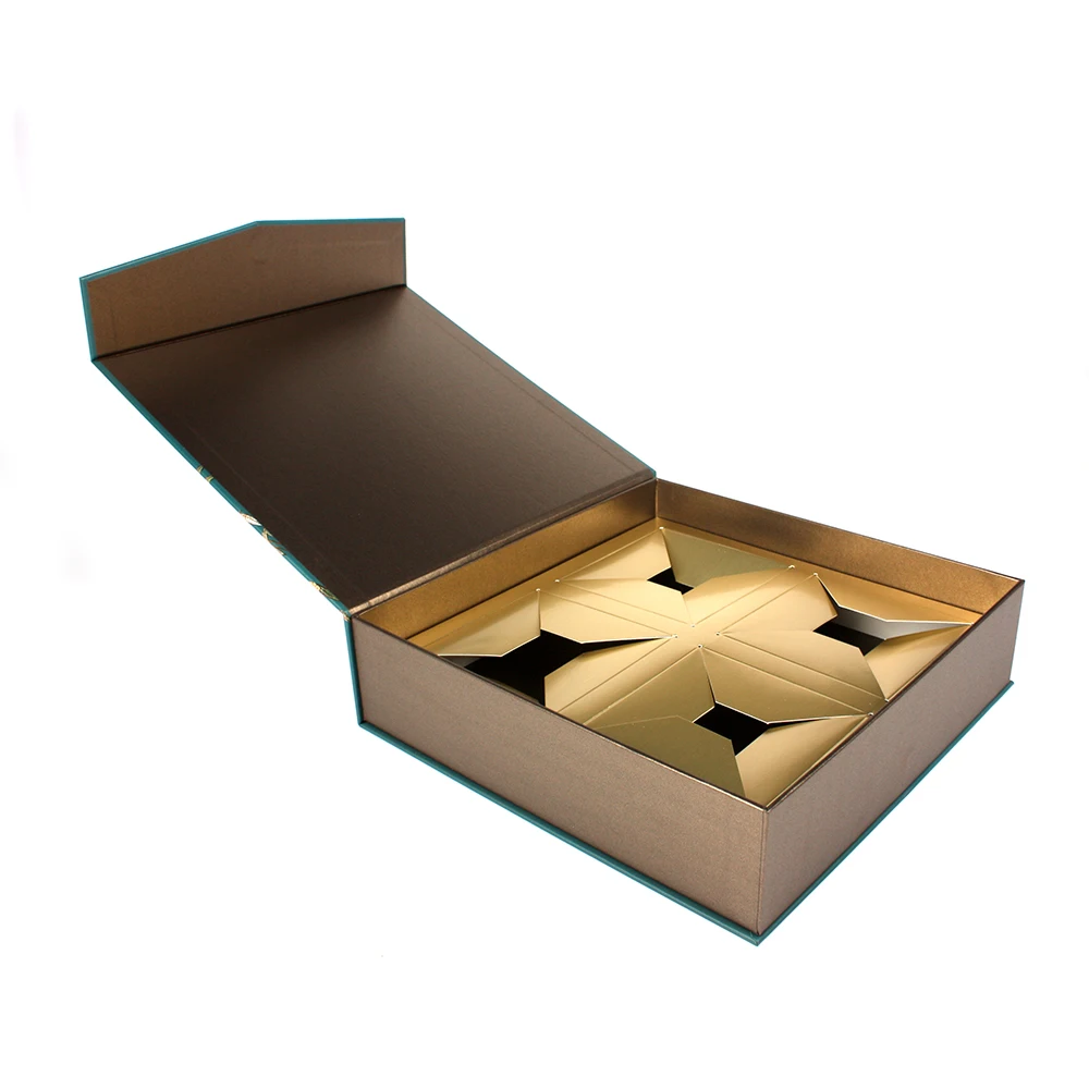 Eco-friendly Wholesale Luxury Customized Logo Box Biodegradable Cardboard Box Mooncake/cookie/tea Packaging Magnet Gift Box