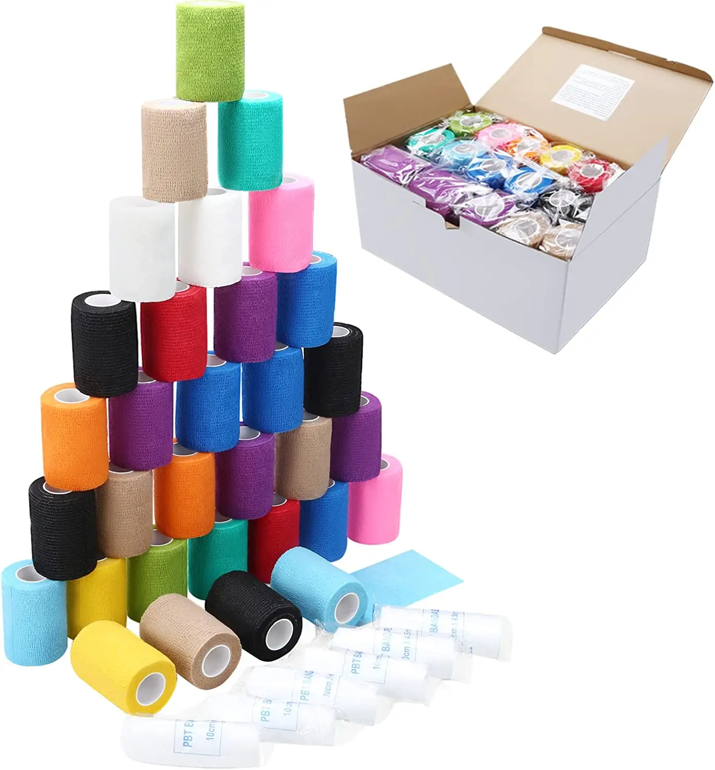 Self Adhesive Bandage Wrap Vet Wrap Cohesive Bandages Self Adhering Bandage Wrap Athletic Tape Self Adhesive