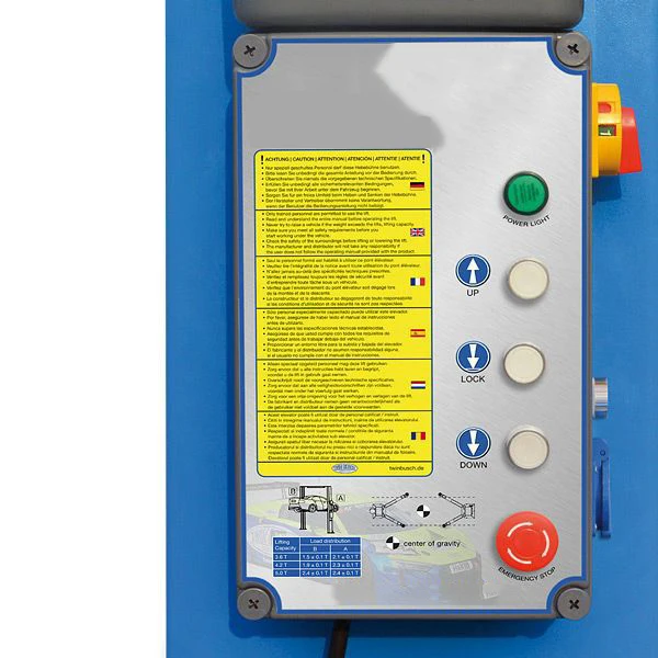 4TON two post clear floor lift CE certified garage car lift