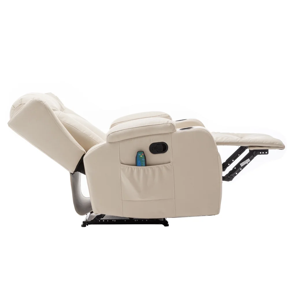 Hot Selling Massage Recliner Chair Wooden Massager Sofa Set American Massage Seat Synthetic Leather Modern Wood Son Lounger