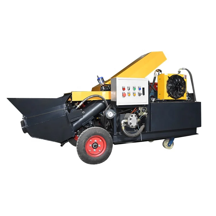 
Absolutely authentic concrete diesel inclined large particle mortar plastering pump 