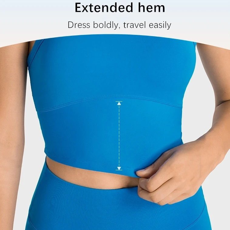 Xsunwing Fashion Sports Bra With High Neck Running Shockproof Yoga Bra Vest Fitness crop Tank Tops Women gym sports bras WDQ001