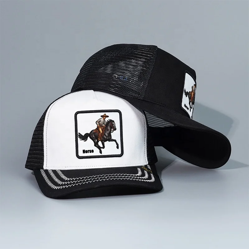 Multicolor Cotton Twill Mesh Gorras Embroidery Printed Patch Animal Cap Suede Tucker Hat velvet Baseball Cap