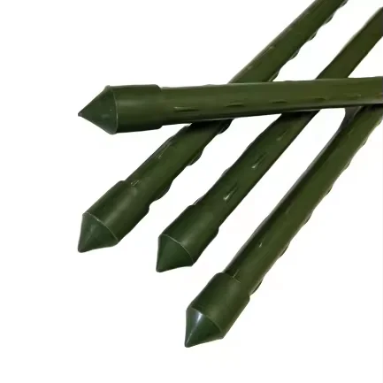Trellis Vine Support Plastic Coated Steel Plant Stakes Plastic yard lawn ornament yard stakes Hook Metal Garden Stake with Hooks