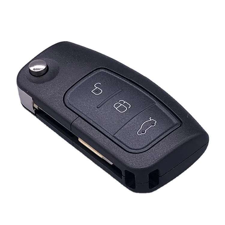 
Replacement Remote with Fo21 or Hu101 Blade 3 Button Car Key Fob Covers for Ford 