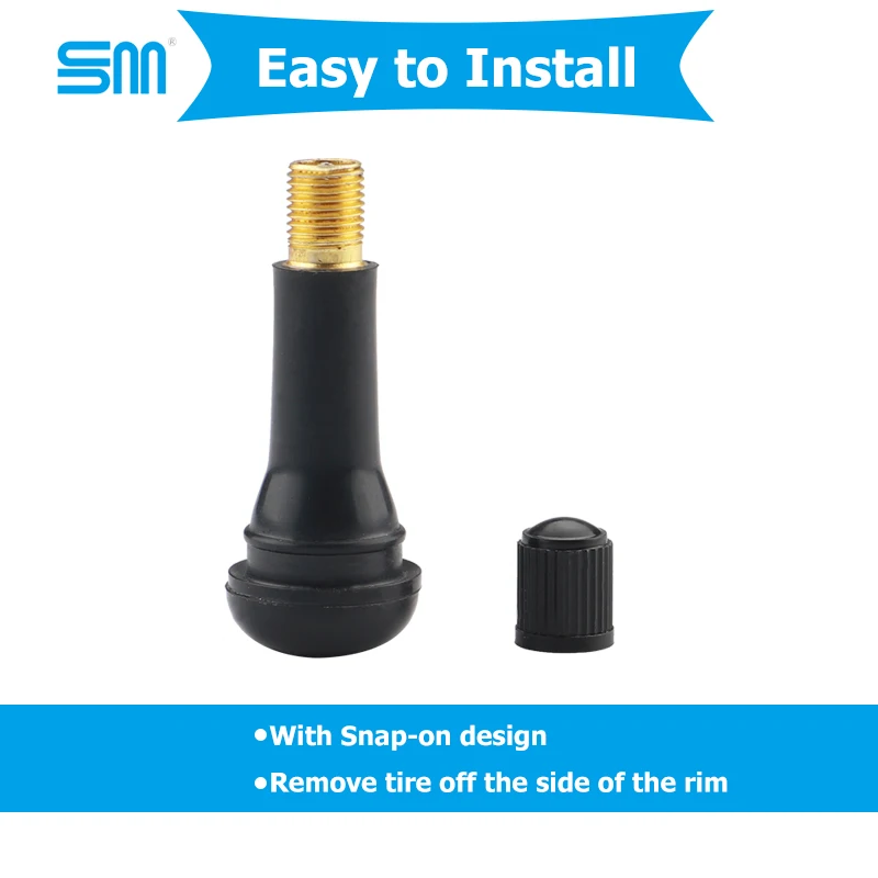 Siming Tubeless Tire Valve TR412 TR413 TR414 TR415 TR418 TR600HP Truck Bus Tire Wheel Valve Stem
