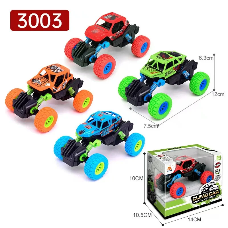 New Custom 8-12cm Big Wheels Truck Pull Back Large Toy Truck Diecast Car For Kids