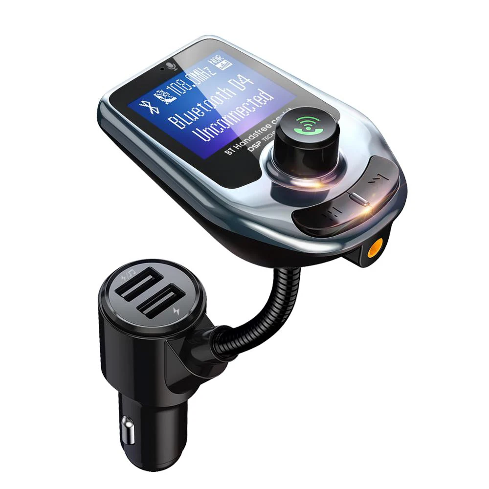 New Smartphone Charger Wireless Car Kit FM Transmitter Car MP3 Player 22.5W USB Fast Phone Car Charger