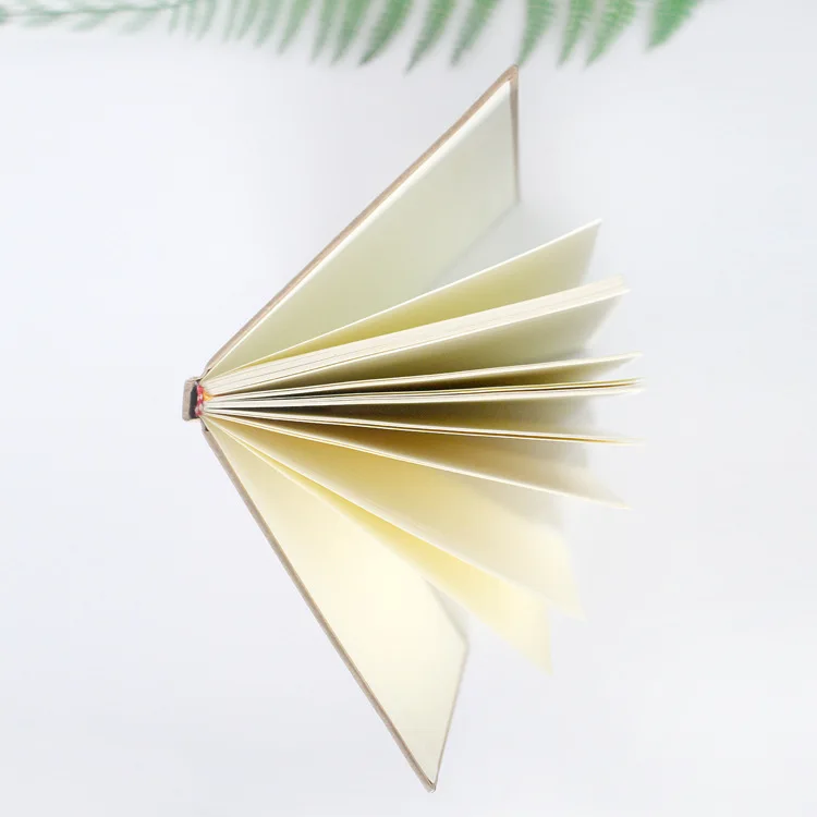  Kraft hardcover notebook book custom kraft paper adhesive binding elastic
