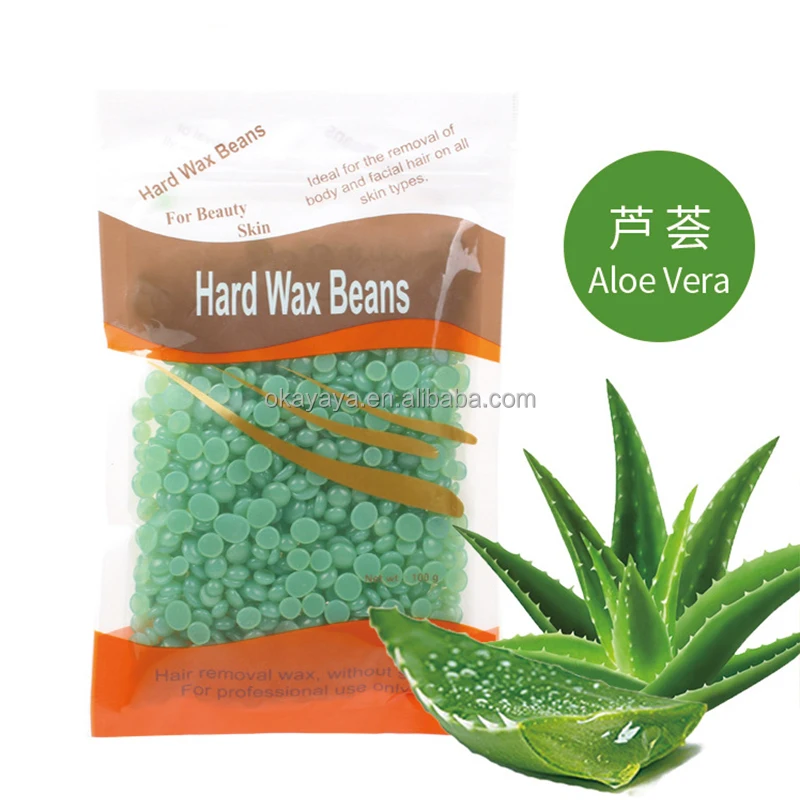 depilatory face body hair removal depilatory wax beans hard beads kit Paraffin Hard Wax Beans
