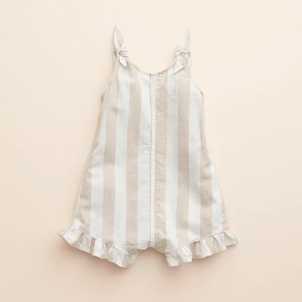 2022 Baby and Toddler Girl Little Tie-Shoulder Romper baby rompers newborn jumpsuits rompers