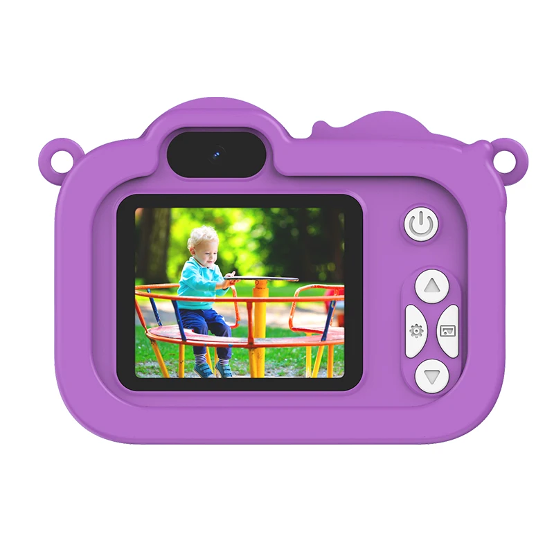 Boys girls kids camera toys Children Digital Video Camcorder Camera with Cartoon Silicone Cover Kids Selfie Camera