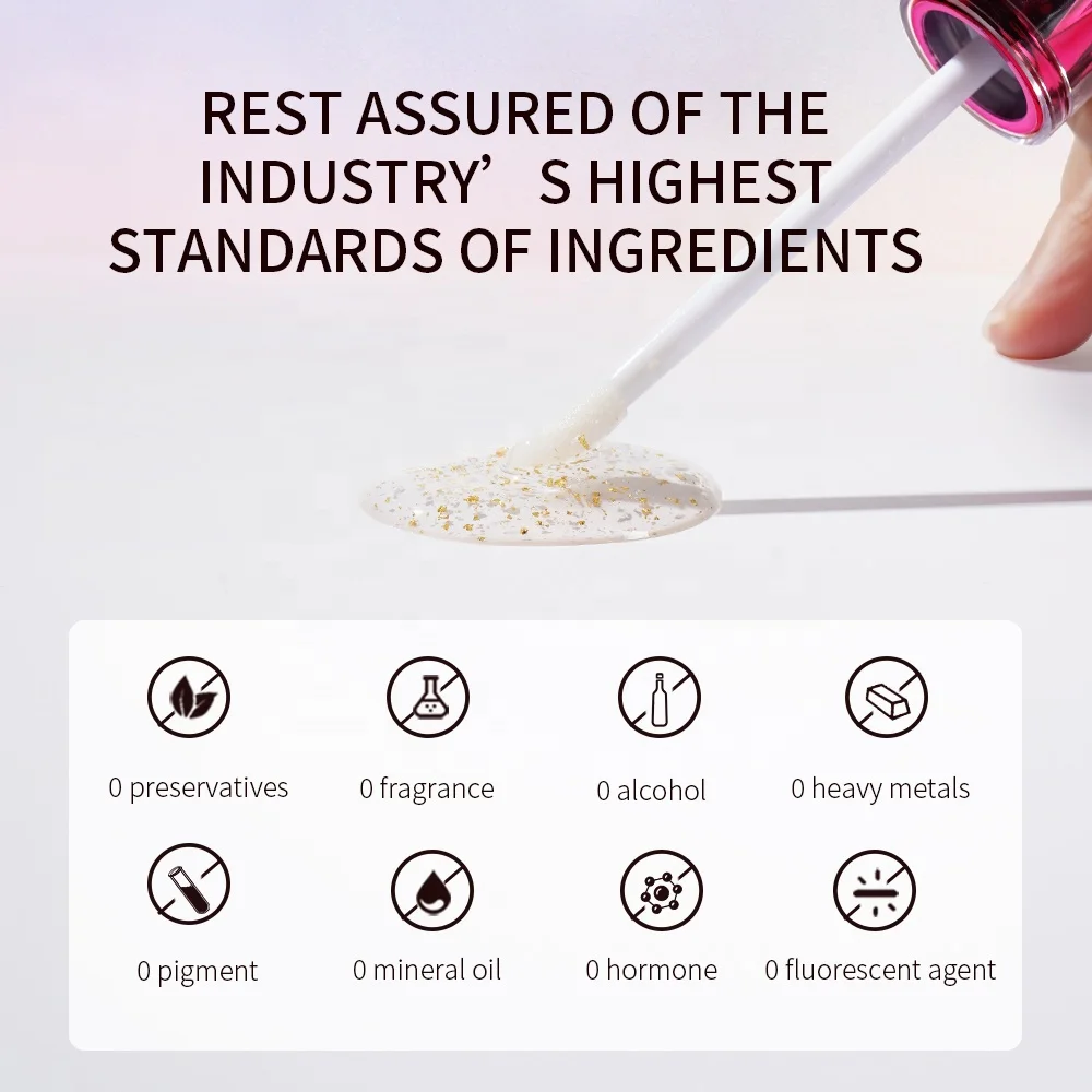 Lash Lift Solution Aftercare Eyelash Nourishing Oil 24k Gold Foil Eyebrow Enhancing Serum For Repair Eyelashes And Brows Hair