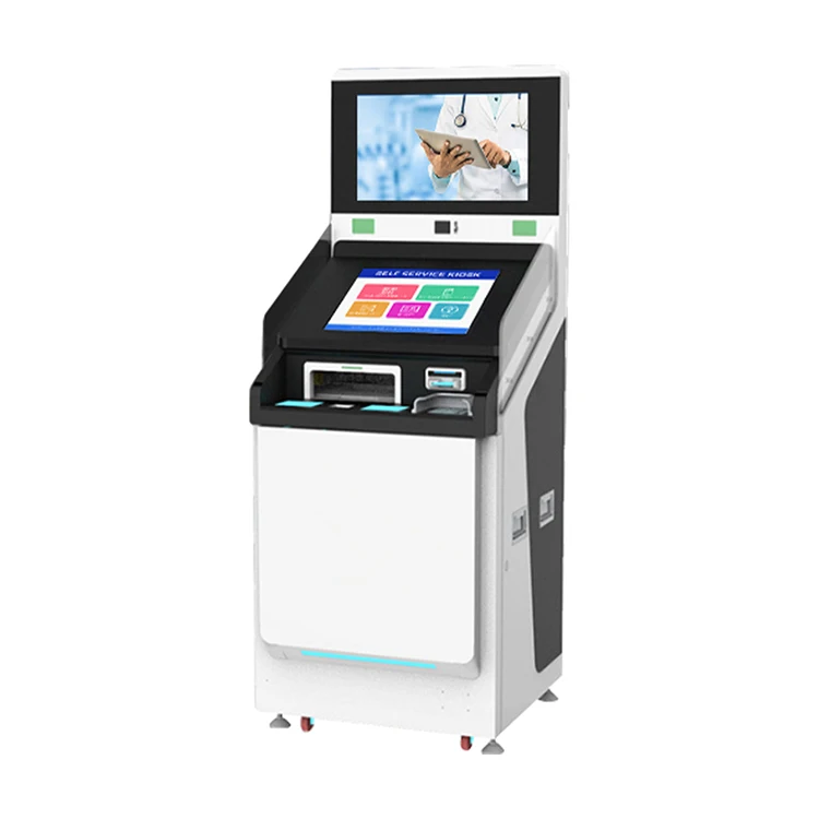 Healthcare medical self service payment kiosk patient registraction check in machine for hospital clinic