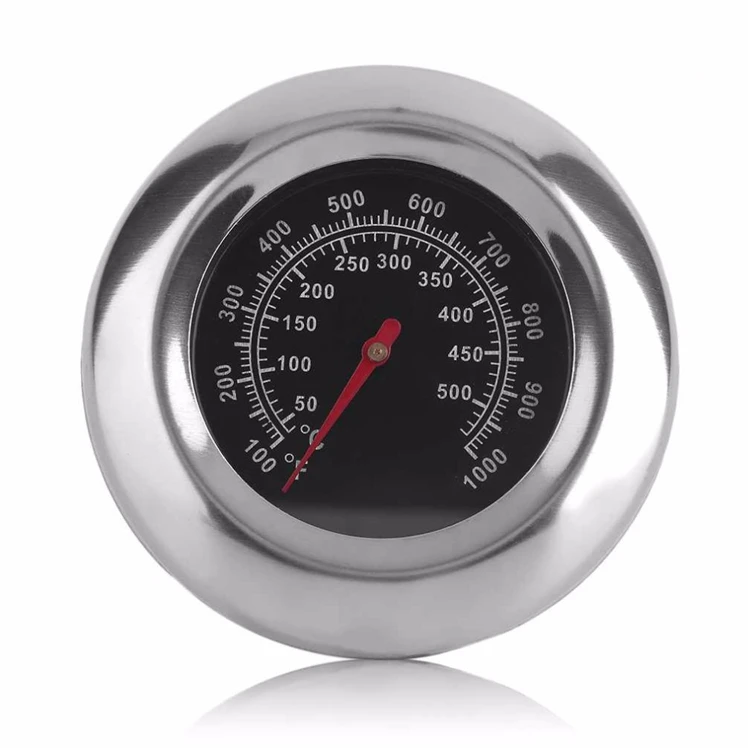 Stainless Steel BBQ Smoker Grill Temperature Gauge Barbecue Thermometer Cooking Food Probe Grill Oven Home Kitchen Accessories