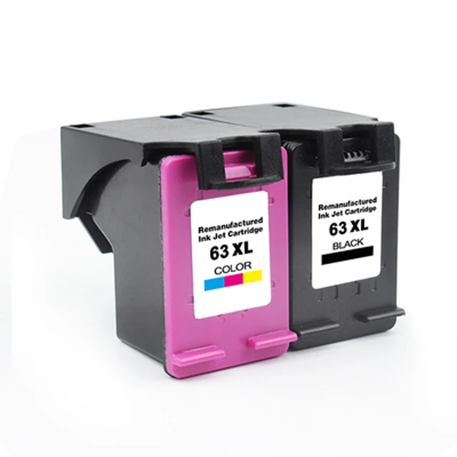 Compatible Ink Cartridge 63 63XL for HP DESKJET 1112/2130/  2132/3630/3632/  OfficeJet 3830/  4650/4652/4655/  Envy 4516/4512