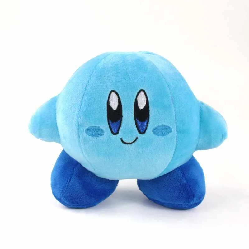 Kawaii Anime Kirby Cute Star Kirby Blue Plush Doll Toy Doll Cartoon Child
