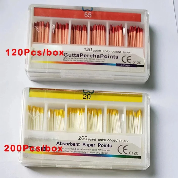 Supplies 04 06 F1 F2 F3 dental absorbent paper Gutta Percha point metabiomed protaper