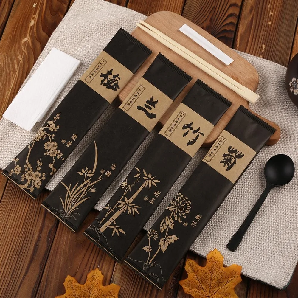 
Best seller cutlery bags disposable spoon fork set dinning table set for restaurant. 