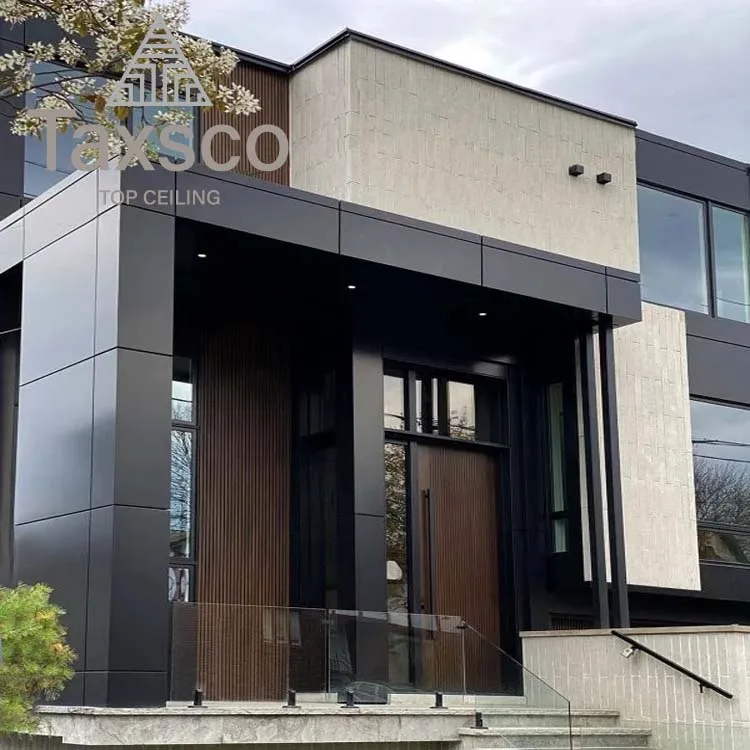 Construction Material House External Wall Panel Decoration Aluminum Cladding Philippines Metal Veneer
