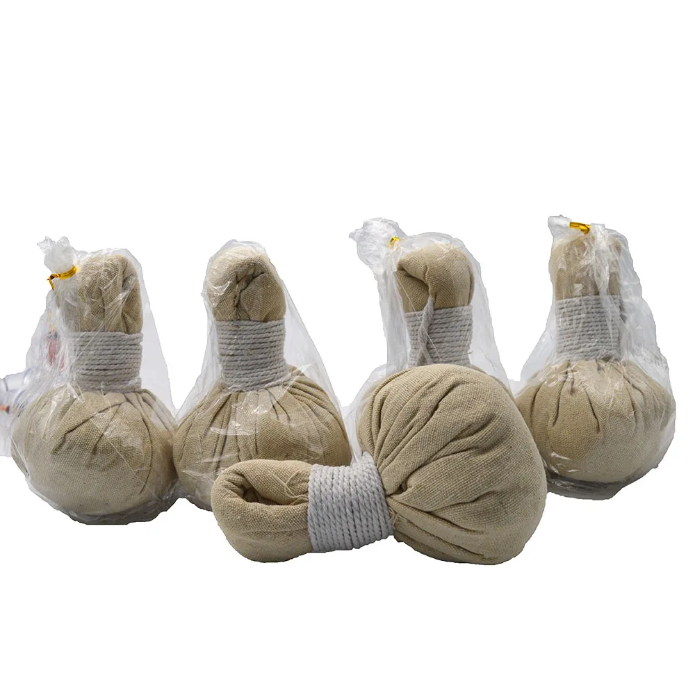 Natural 100% Thai Herbal Massage balls Herbal Compress Spa Body Ball Thailand
