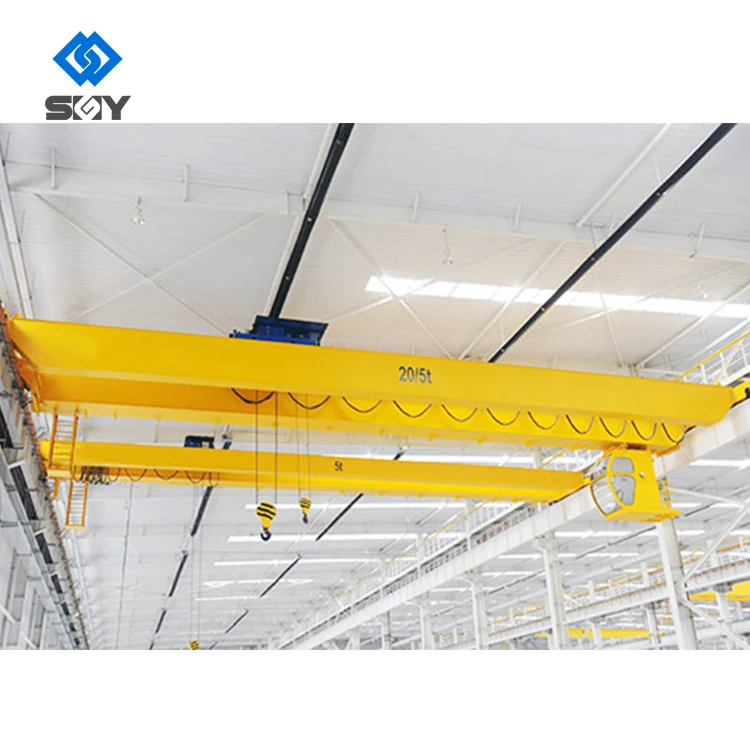20/5 ton LH Model Double Girder Bridge Crane Puente Grua Electric Overhead Travelling Crane