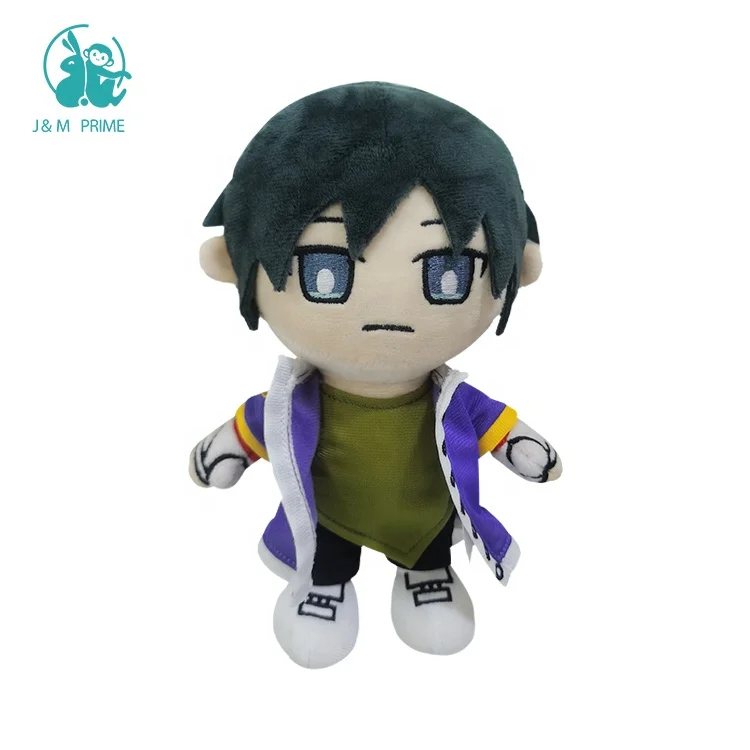 Custom Designed Soft Smile Anime Cartoon Character Toy Plush Doll - client customized designs for reference, not for sale