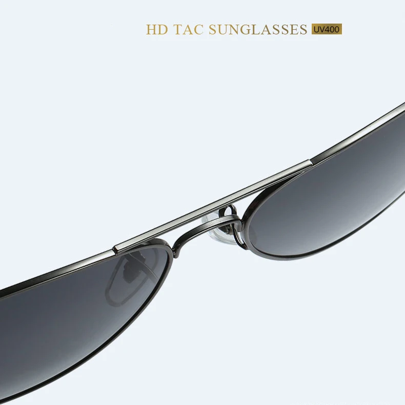 3025 Sunglasses Men Polarized Metal Sunglasses Italy Design High Quality Women Driving Sun Glasses UV400