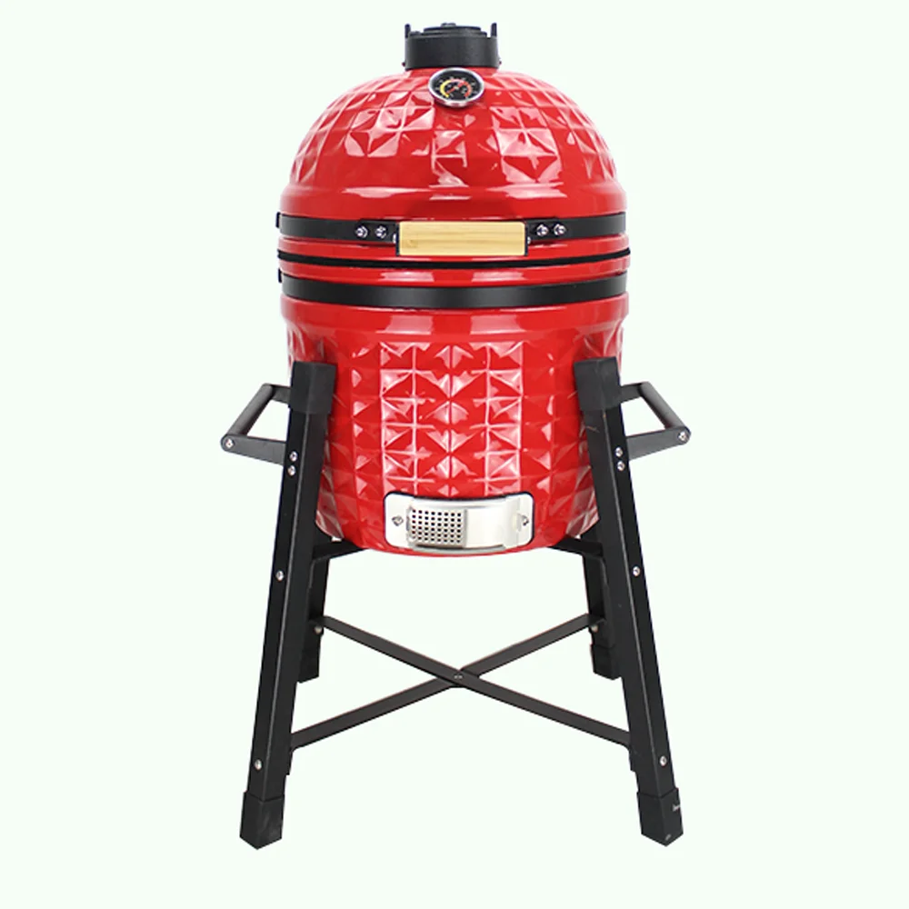 Auplex Kamado Commercial Outdoor Smoker 15 inch Charcoal Barbecue Komodo Barbecue