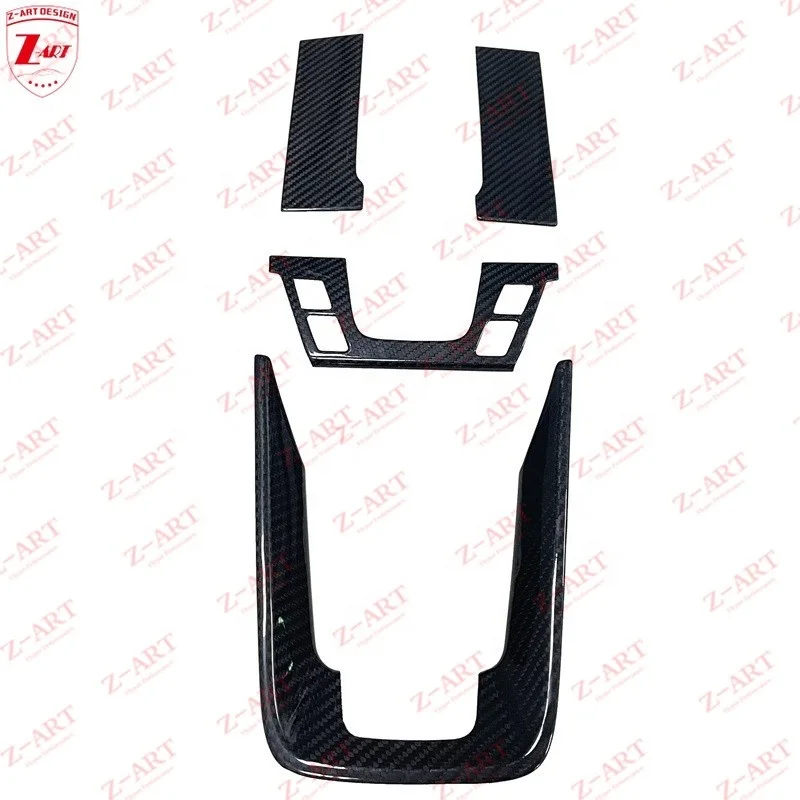 Z-ART Dry Carbon Fiber Interior Parts For Porsche 992 Carbon Fiber Dashboard+Door Handle Cover for All New 911 Interior Kit 2018