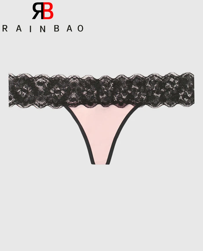 Custom Ladies Panties Thermal Bandage Underwear Women Luxury Lace Seamless Lingerie G string Thong