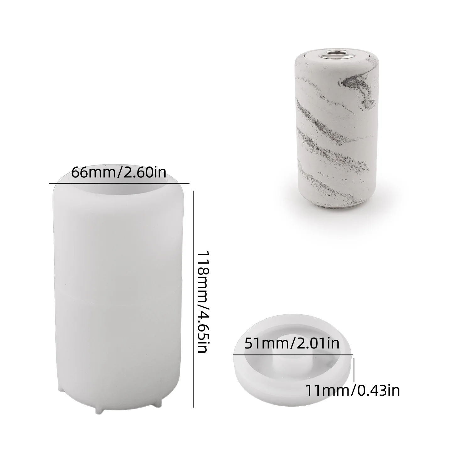 KK60  Aromatherapy bottle silicone mold diy cement gypsum essential oil bottle mold new resin mold