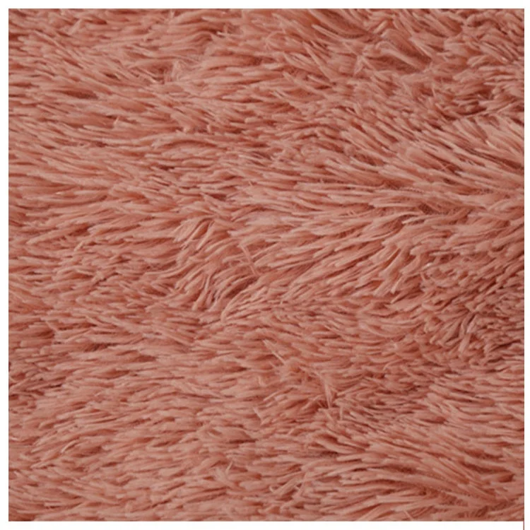  customized long pile polyboa fur fabric for home textile high plush