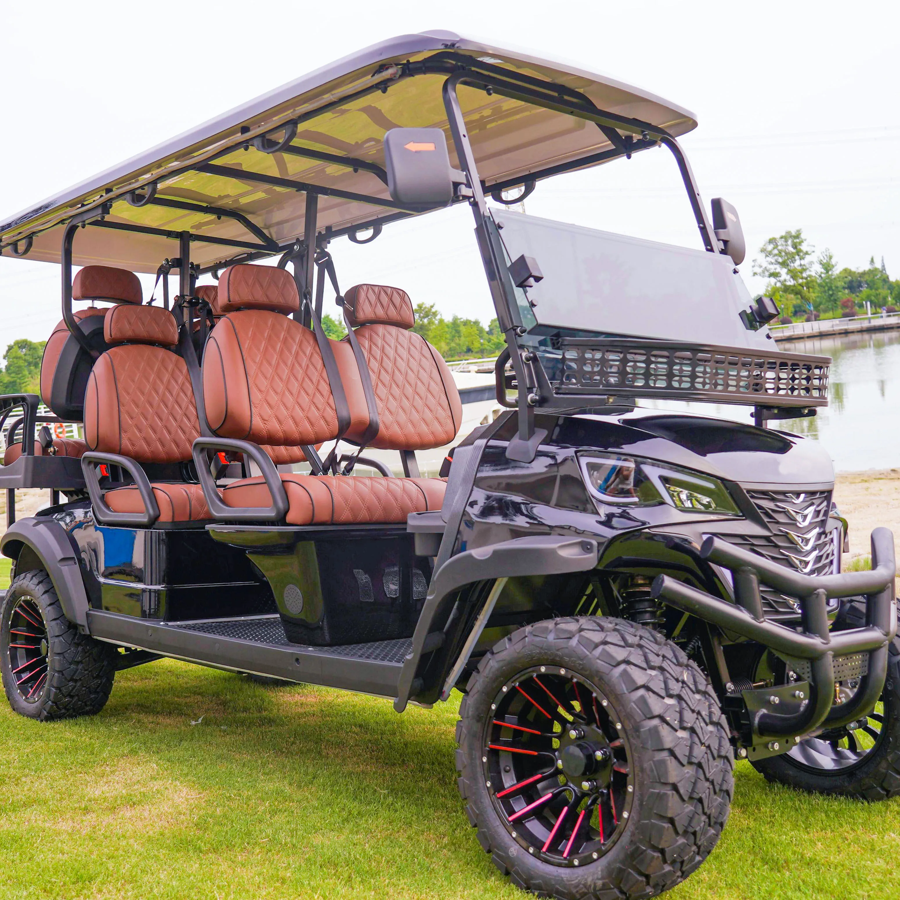 NEW 4 Seats Lifted Offroad Electric Hunting Golf Cart Buggy for sale
