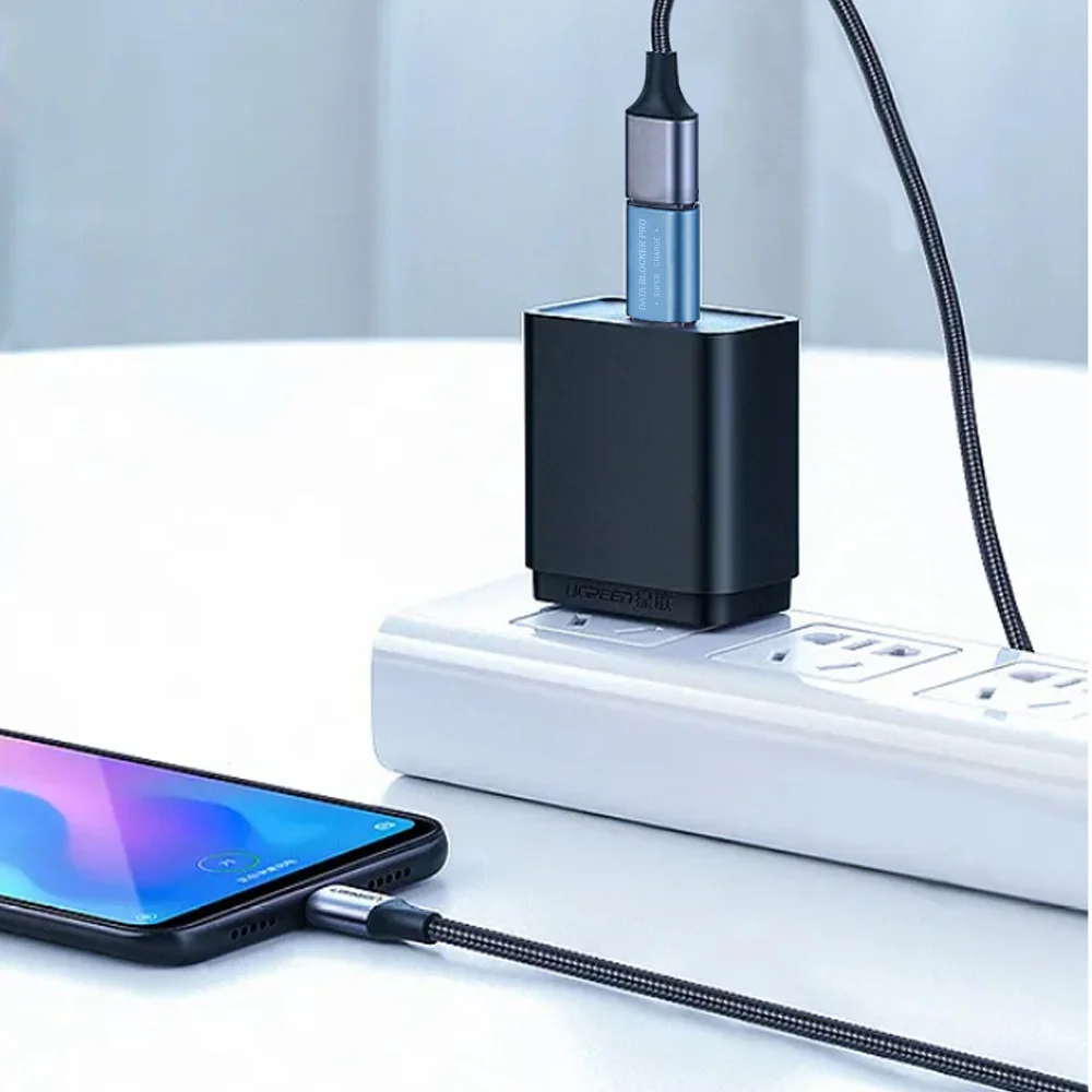 Super Charger  5V-20V 2A-5A GE04 Metal USB 3.0 Data Blocker Pro with Custom Logo Printing