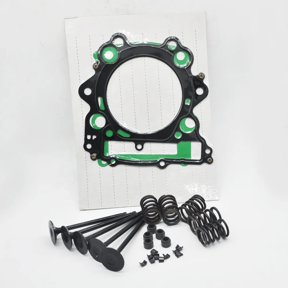 Cylinder Intake Exhaust Valve Kit with gasket set for 2001-2005 Yamaha Raptor 660R YFM660R 4X4