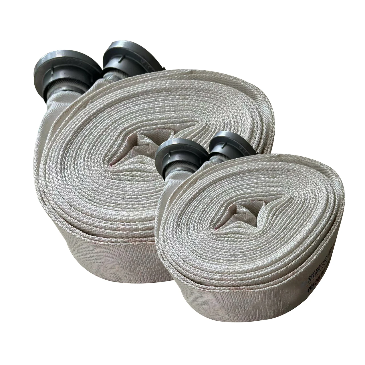 Factory sales double layer flexible cotton canvas lining fire hose/lay flat hose Suitable For Fire Fighting