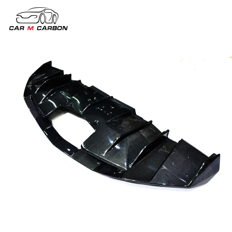 DMC style car dry carbon body kit auto body parts rear back diffuser lip for Lamborghini LP700 Aventador 2011-2016Y