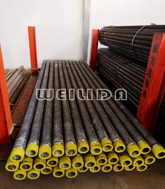 50mm 60mm 89mm water well drill pipe with tool joint for rotary drilling rig