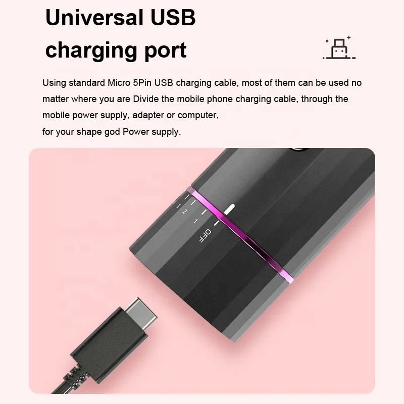 Wireless Portable Automatic Curling Iron Auto Rotating Electric Cordless Hair Curler Wand