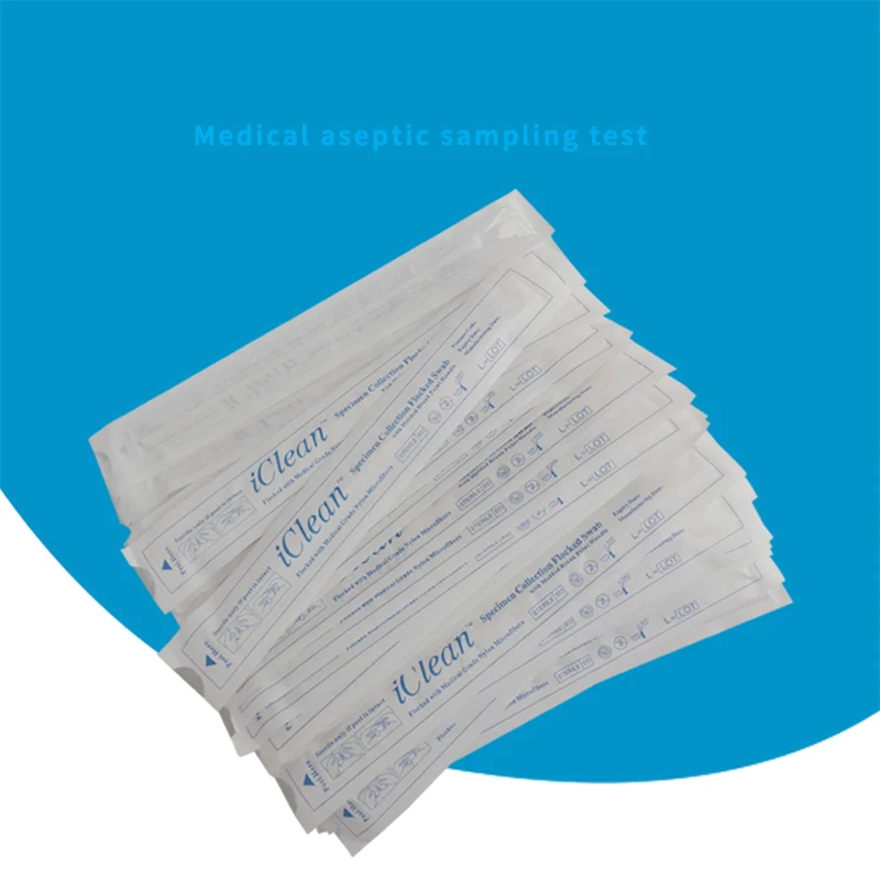 
Disposable virus testing collect transport nasopharyngeal swab test medical nasal sterile swab sticks 