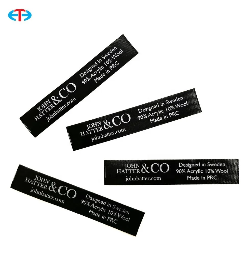 Низкая цена, Изготовленные На Заказ высококачественные тканые этикетки и бирки, пришиваемые тканые этикетки для одежды, одежды, этикетки, размер клиента