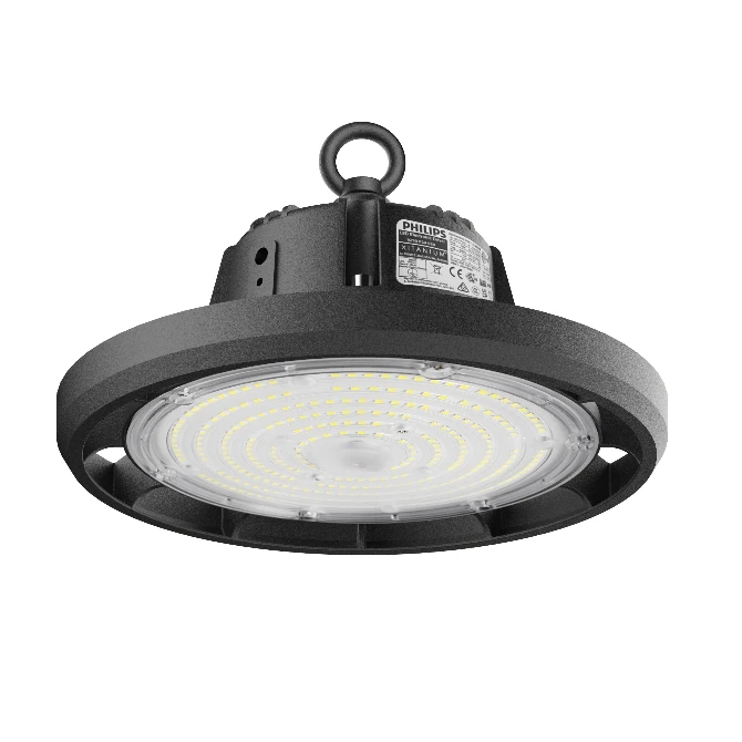 100W/150W/200W Highbay Light 2700K-6500K 130LM/W DOB LED UFO IP65 Power adjustable Aluminum High Bay Light 5 years warranty