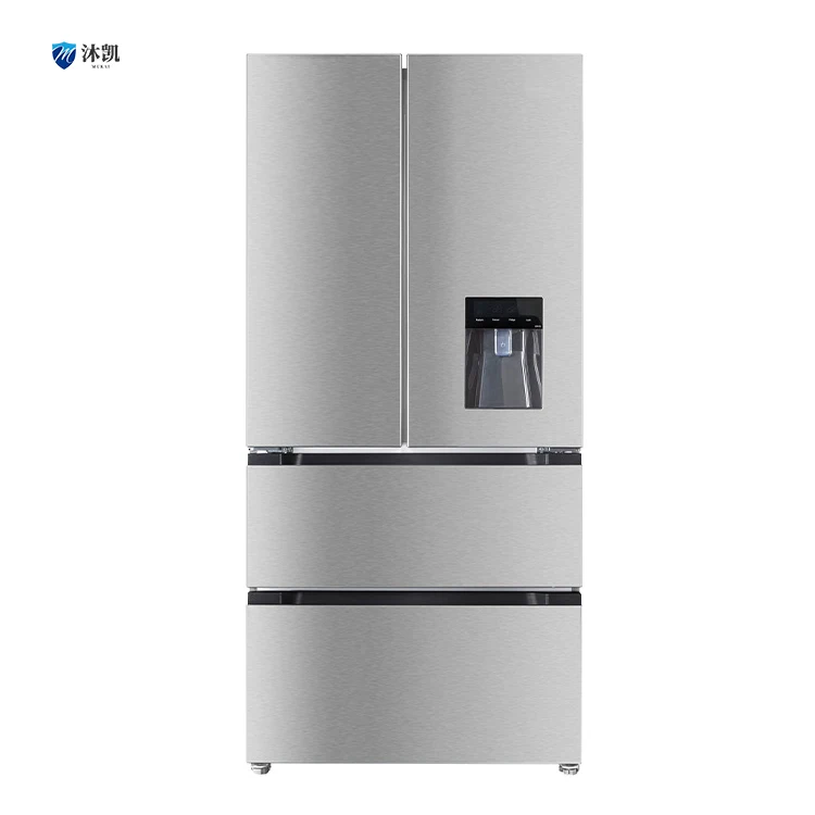 Inverter French 4 Door 586L Home Electric Portable Stainless Steel Compressor Air Cooling Frigo Smart En Acier Inoxydable 220